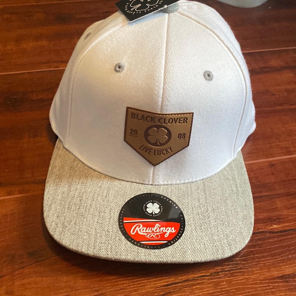 New! Black Clover Rawlings Logo Flex Fit Hat